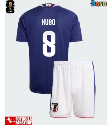 Japan Takefusa Kubo #8 Hemmatröja Barn VM 2026 Kortärmad (+ Korta byxor)